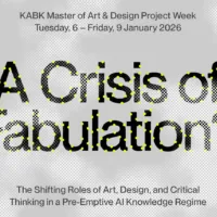 Master's programmes organise conference: A Crisis of Fabulation?