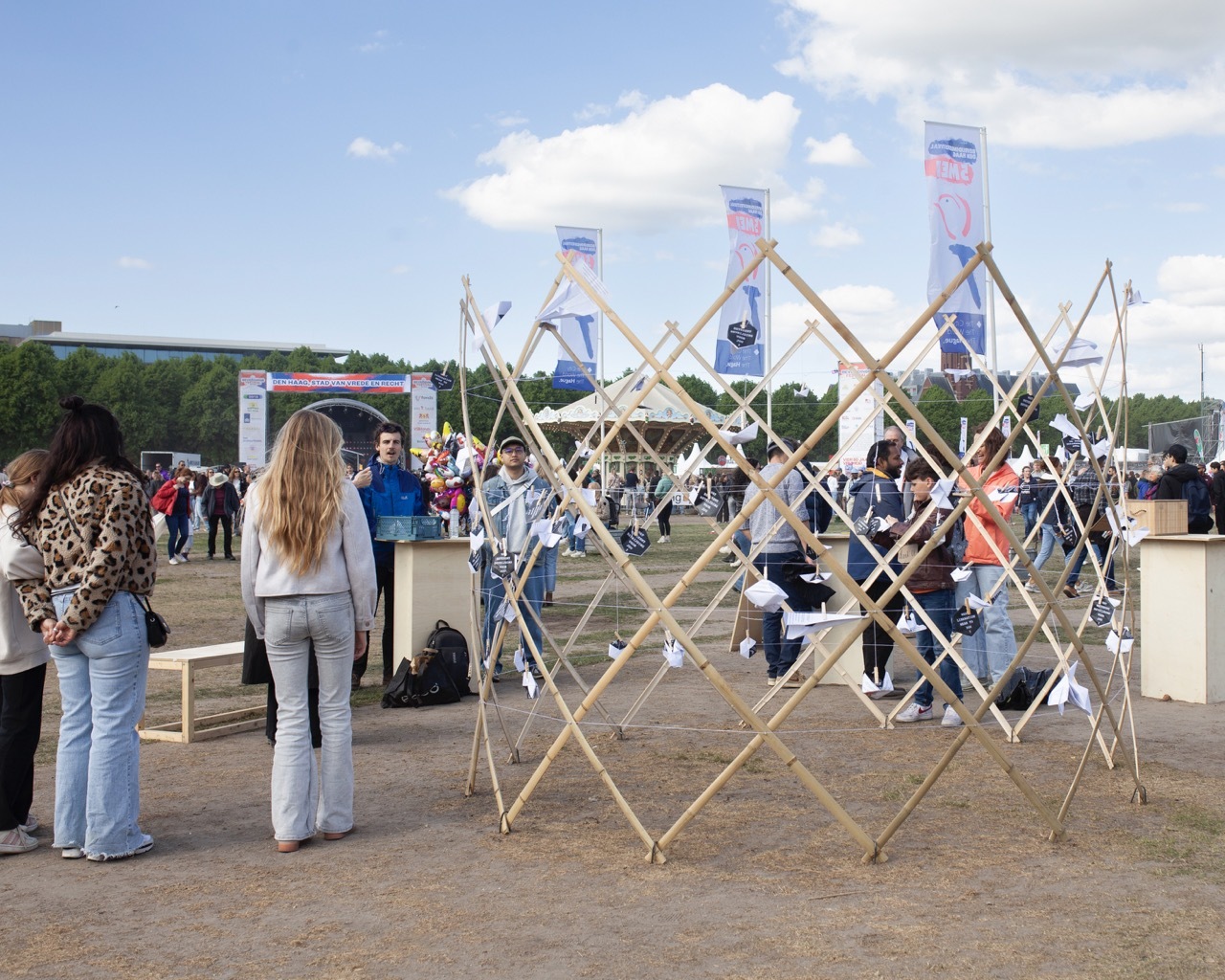 Liberation Day 2025, work by Akash Kumar, photography by Paula Punkstina