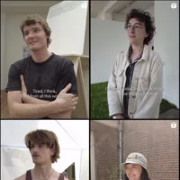 Behind the scenes of the Graduation Show 2025