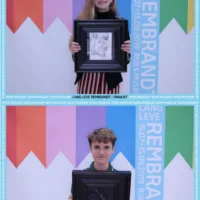 Twee studenten van de School voor Jong Talent tonen werk in 'Lang Leve Rembrandt' in het Rijksmuseum