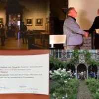 Hoofddocent Letterontwerp KABK Frank Blokland ontvangt Laureaat Honoris Causa