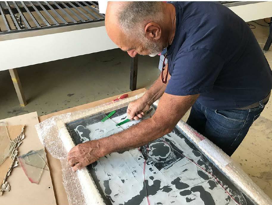 Kounellis venster 7 restauratie