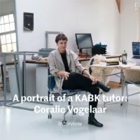 A portrait of a KABK tutor: Coralie Vogelaar