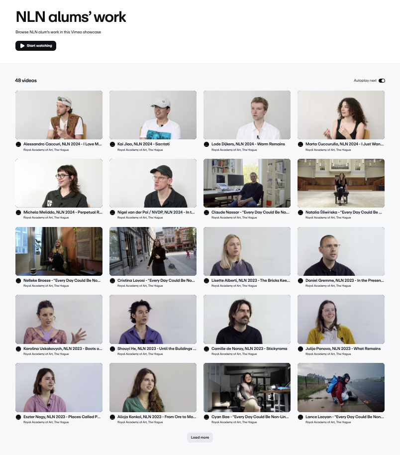 Non Linear Narrative alums on Vimeo